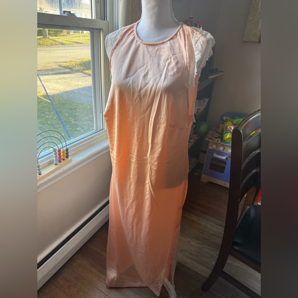 Future collective Peach Sleeveless Dress NWT